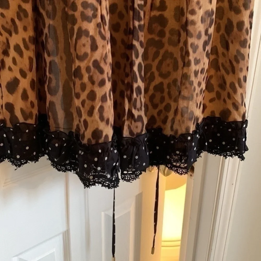 EUC Dolce & Gabbana animalier leopard print dress - Picture 3 of 7